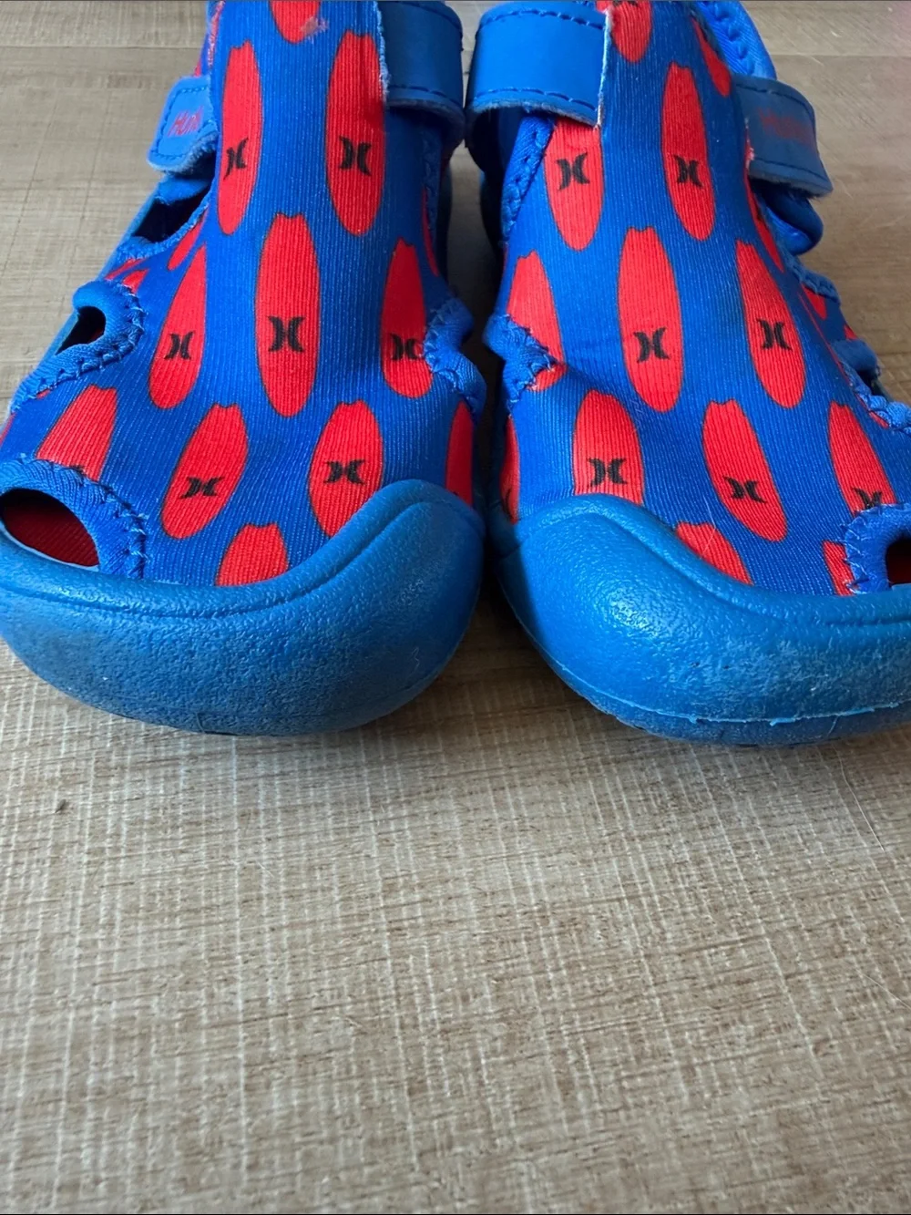 Hurley Blue & Red Kids Water Sandals